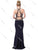 Dancing Queen - 2583 Beaded Multi-Cutout High Slit Gown Special Occasion Dress