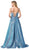 Dancing Queen - 2611 Sweetheart Lace Up Back Metallic Jersey Gown Special Occasion Dress