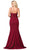 Dancing Queen - 2620 Lace V-neck Trumpet Dress Special Occasion Dress