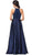 Dancing Queen - 2744 Embellished Halter Pleated A-line Gown Special Occasion Dress