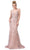 Dancing Queen 2767A - Sleeveless Mermaid Evening Gown Special Occasion Dress XS / Rose Gold