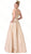 Dancing Queen - 2805 Plunging V-Neck A-Line Prom Gown Special Occasion Dress