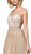 Dancing Queen - 2834 Plunging V-Neck A-Line Evening Gown Evening Dresses