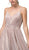 Dancing Queen - 2867 Sleeveless Plunging V-neck A-line Gown Prom Dresses
