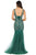 Dancing Queen - 2957 Metallic Beaded Corset Bodice Trumpet Gown Prom Dresses
