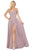 Dancing Queen - 2961 Lace Back Cold Shoulder A-Line Prom Dress Prom Dresses XS / Mocha