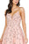 Dancing Queen - 2965 Embellished Deep V-neck A-line Dress Prom Dresses