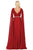 Dancing Queen - 2991 Embellished Plunging V-neck A-line Gown Prom Dresses