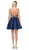 Dancing Queen - 3009 Beaded V-neck A-line Homecoming Dress Homecoming Dresses