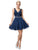 Dancing Queen - 3011 Plunging V-Neck Lace Bodice Homecoming Dress Homecoming Dresses