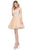 Dancing Queen - 3014 Strapless Embellished Sweetheart Homecoming Dress Special Occasion Dress XS / Champagne