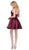 Dancing Queen - 3059 Sleek Pleated Surplice Homecoming Dress Homecoming Dresses