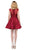 Dancing Queen - 3069 Appliqued Illusion High Neck Homecoming Dress Homecoming Dresses
