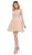 Dancing Queen - 3070 Beaded Lace Off Shoulder Cocktail Dress Homecoming Dresses XS / Champagne
