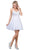 Dancing Queen - 3088 Lace Embroidered Beaded Applique Cocktail Dress Homecoming Dresses XS / Off White