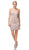 Dancing Queen - 3131 Sweetheart Fitted Cocktail Dress Party Dresses XS / Rose Gold