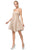 Dancing Queen - 3143 Sweetheart A-line Cocktail Dress Homecoming Dresses XS / Gold