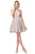 Dancing Queen - 3143 Sweetheart A-line Cocktail Dress Homecoming Dresses XS / Rose Gold