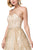 Dancing Queen - 3174 Embellished Halter Neck A-line Dress Homecoming Dresses