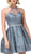 Dancing Queen - 3224 Strappy Halter A-Line Cocktail Dress Homecoming Dresses