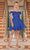 Dancing Queen 3254 - Off Shoulder Glitter Cocktail Dress Special Occasion Dress XS / Royal Blue