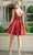 Dancing Queen - 3270 V-Neck A-Line Cocktail Dress Homecoming Dresses