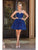 Dancing Queen - 3271 Sweetheart A-Line Cocktail Dress Homecoming Dresses XS / Navy
