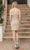 Dancing Queen 3312 - Off Shoulder Column Short Dress Graduation Dresses