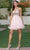 Dancing Queen 3313 - Beaded A-Line Tulle Cocktail Dress Special Occasion Dress