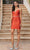 Dancing Queen 3321 - Beaded Spaghetti Strap Cocktail Dress Special Occasion Dress XS / Sienna