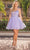 Dancing Queen 3336 - Sleeveless Tulle Cocktail Dress Cocktail Dresses XS / Lilac