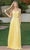 Dancing Queen 4030AA - Sweetheart Neck Prom Gown Prom Dresses XS / Yellow