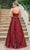 Dancing Queen - 4197 V-Neck A-Line Evening Dress Prom Dresses