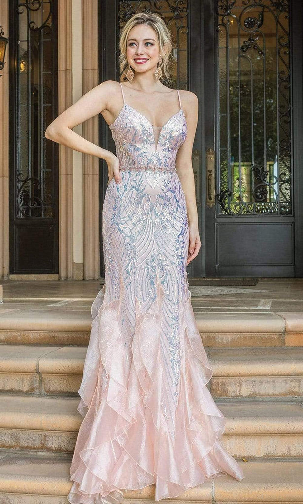 Dancing Queen 4221 Prom Dress - Blush | NewYorkDress Dancing Queen 4221 Prom Dress - Blush | NewYorkDress