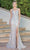 Dancing Queen 4248 - V-Neck Sequin Sheath Dress Special Occasion Dress XS / Champagne