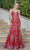 Dancing Queen 4250 - Sleeveless Mermaid Long Gown Special Occasion Dress XS / Burgundy