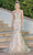 Dancing Queen 4250 - Sleeveless Mermaid Long Gown Special Occasion Dress XS / Champagne