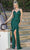Dancing Queen 4257 - Fully Sequined Sleeveless Evening Gown Special Occasion Dress XS / Hunter Green