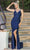 Dancing Queen 4257 - Fully Sequined Sleeveless Evening Gown Special Occasion Dress XS / Navy