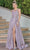 Dancing Queen 4259 - Faux Wrap Sleeveless Evening Dress Special Occasion Dress XS / Rose Gold