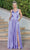Dancing Queen 4263 - High Slit A-Line Prom Dress Special Occasion Dress XS / Lilac
