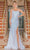 Dancing Queen 4269 - Sequined Sleeveless Scoop Neck Evening Gown Special Occasion Dress XS / Multi Off White