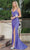 Dancing Queen 4283 - Lace Up Back Sheath Prom Dress Special Occasion Dress XS / Lilac