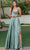 Dancing Queen 4285 - Cowl Neck A-Line Prom Dress Special Occasion Dress XS / Dark Sage
