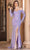 Dancing Queen 4298 - Long Sleeve O-ff Shoulder Evening Dress Long Dresses XS / Lilac