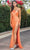 Dancing Queen 4299 - One Shoulder Ruched Prom Dress Special Occasion Dress XS / Coral