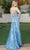 Dancing Queen 4302 - Seamed Strappy Back Long Dress Special Occasion Dress
