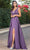 Dancing Queen 4304A - V-Neck Sleeveless Formal Dress Long Dresses XS / Eggplant