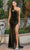 Dancing Queen 4312 - One Shoulder Velvet Prom Dress Special Occasion Dress XS / Sage