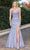 Dancing Queen 4313 - Sleeveless V-Neck Sheath Evening Dress Special Occasion Dress XS / Lilac